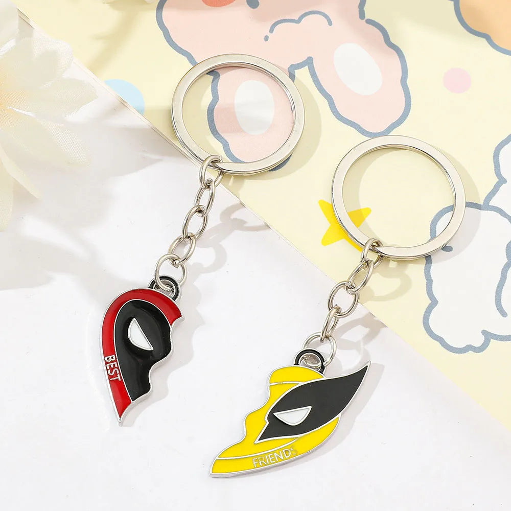 Deadpool & Wolverine Best Friends Set Split Heart