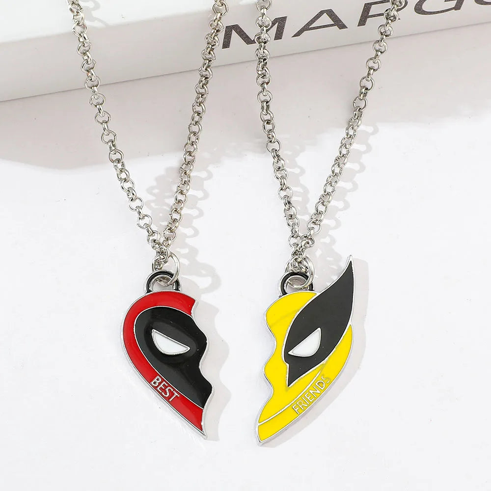 Deadpool & Wolverine Best Friends Set Split Heart