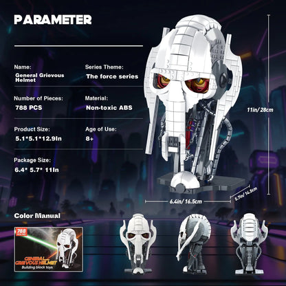 General Grievous - Helmet Building Block