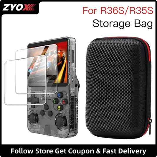 R36S/R35S: Screen Protector +Console Case Set