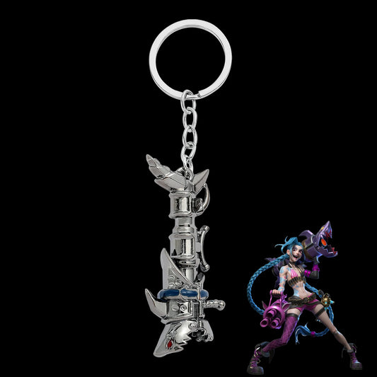 League of Legends Arcane: Jinx Keychain